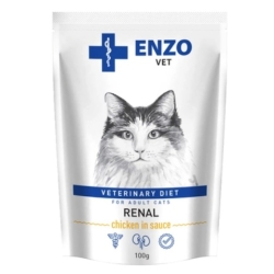 ENZO VET Renal z kurczakiem w sosie saszetka 100g